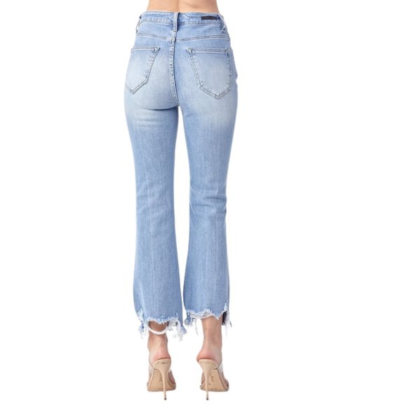 High Rise Flare Jeans - Picture 3 of 4